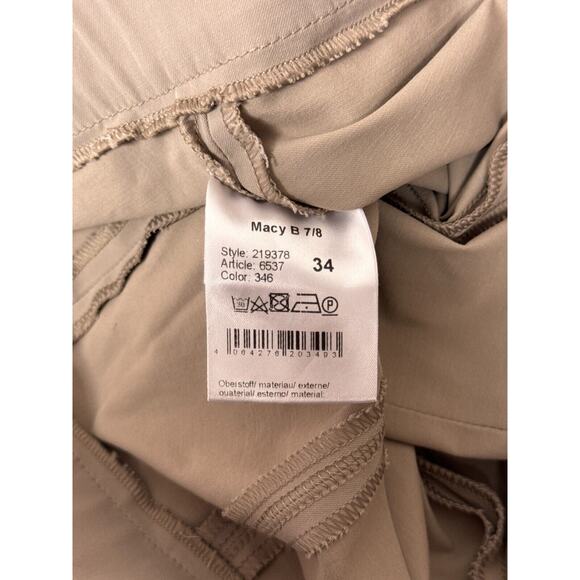 Raffaello Rossi Pants 34 Womens Marcy B 7/8 Pintuck Pull On - Picture 7 of 8